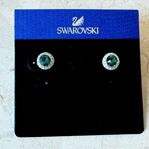 Swarovski Green Earrings